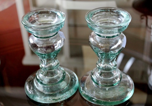 green candlesticks