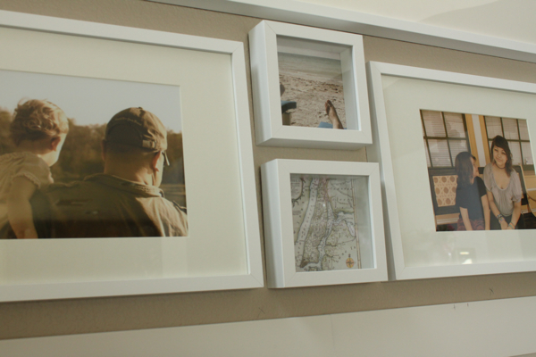 Photos in frames