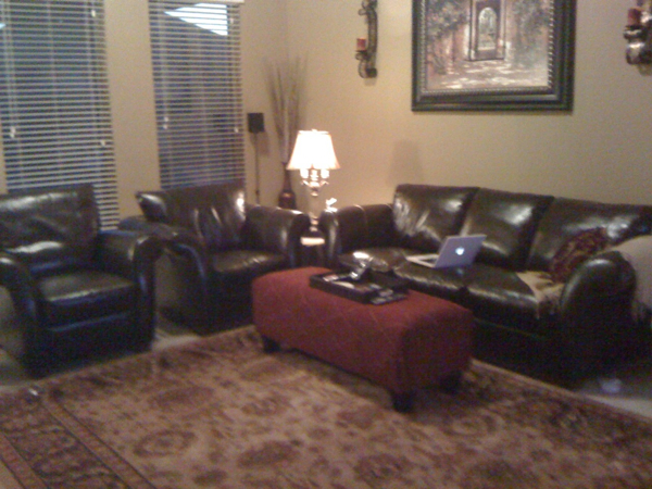 Leather furniture