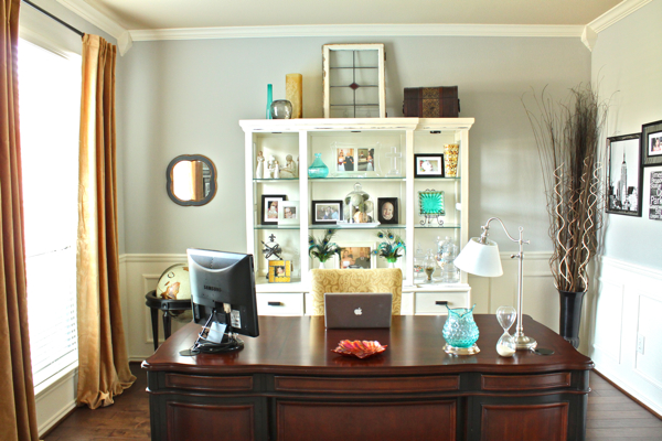Mustard and Aqua Room