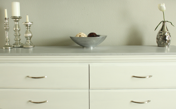 two toned dresser