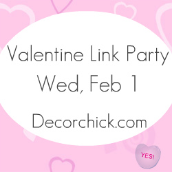 Valentine Link Party Button